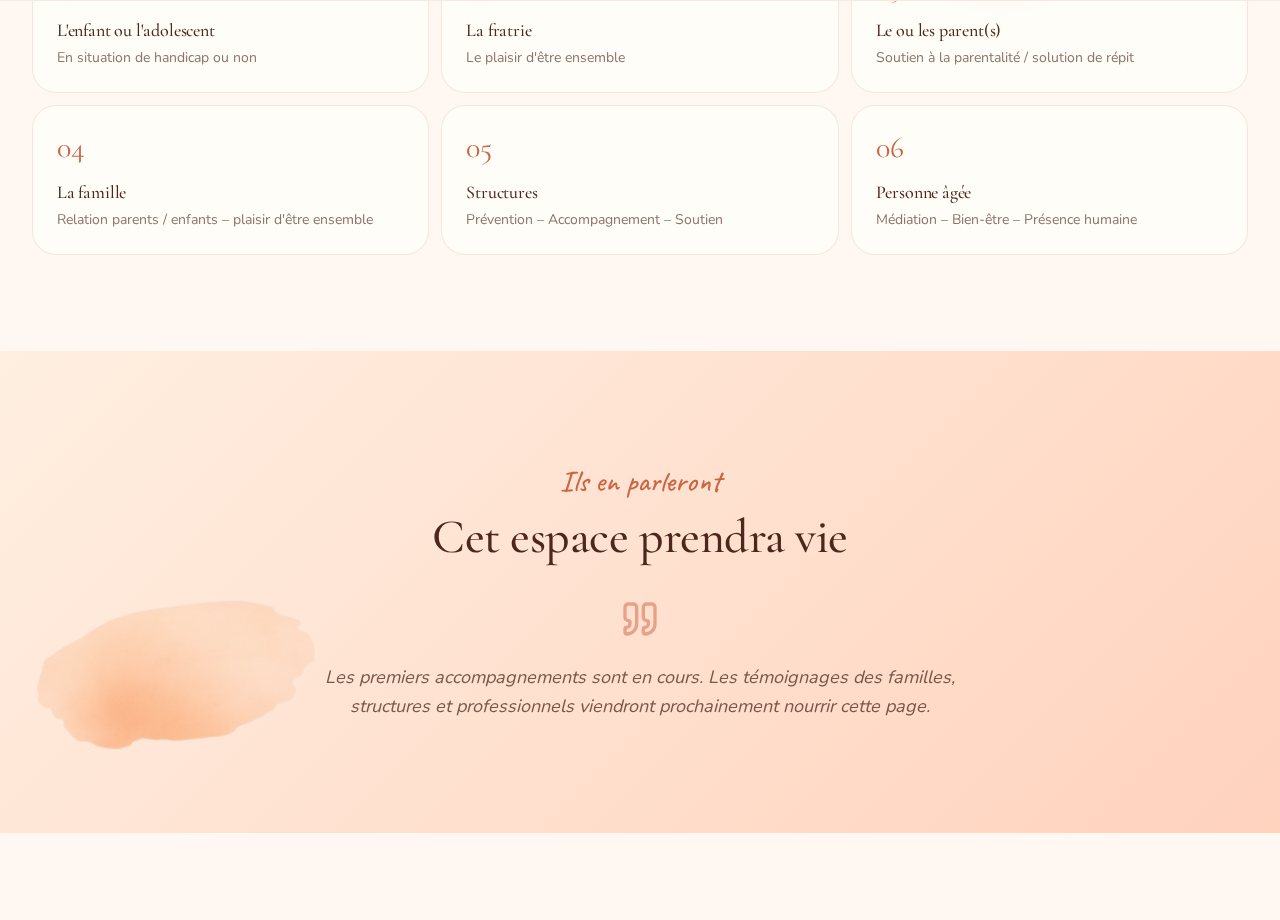 Les publics accompagnés listés un par un sur le site Pas à Pas