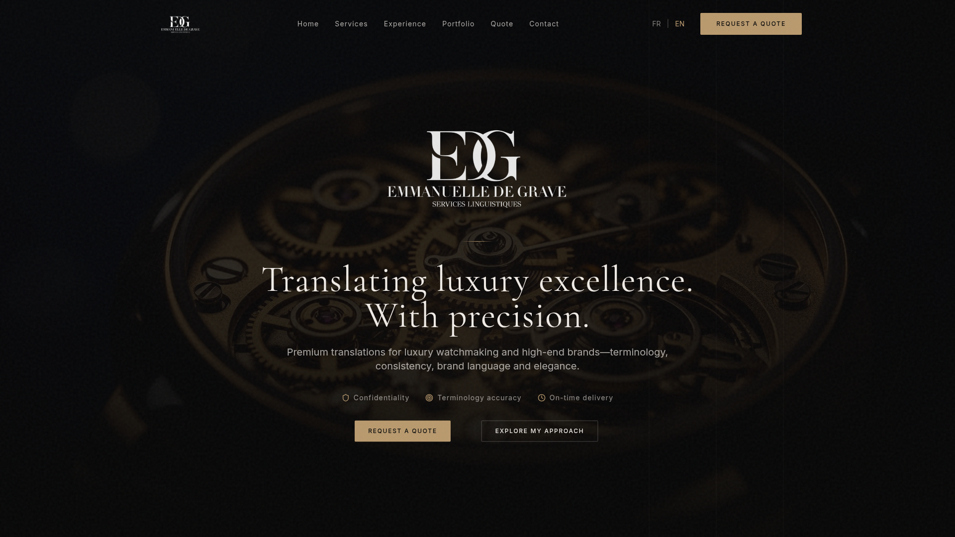 Site internet traductrice luxe Le Touquet